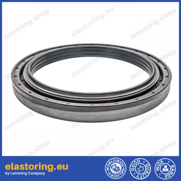 Wheel hub oil seal 130x170x17/19,5 RWDR FPM