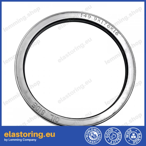 Wheel hub oil seal 149,9x176x16 RWDR NBR Wheel hub oil seal 149,9x176x16 RWDR NBR