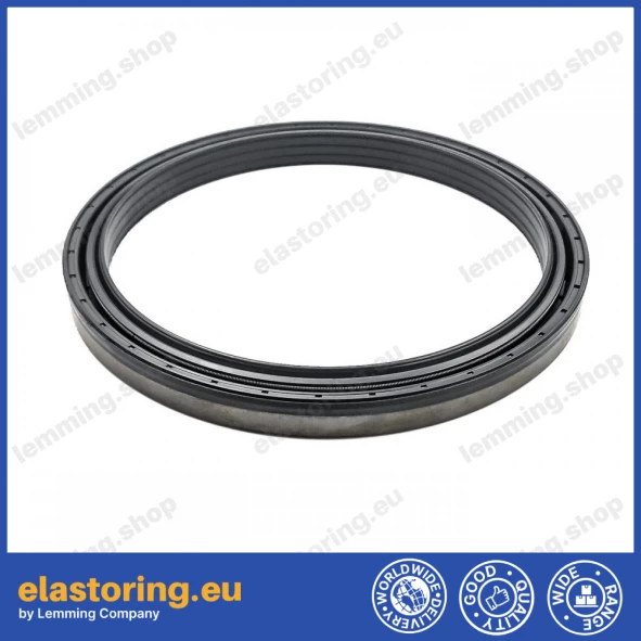 Wheel hub oil seal 165x195x16,5/18 RWDR NBR Wheel hub oil seal 165x195x16,5/18 RWDR NBR