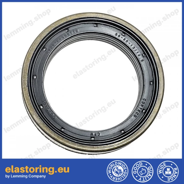 Wheel hub oil seal 56x80x13/14,5 RWDR-KASSETTE NBR Wheel hub oil seal 56x80x13/14,5 RWDR-KASSETTE NBR