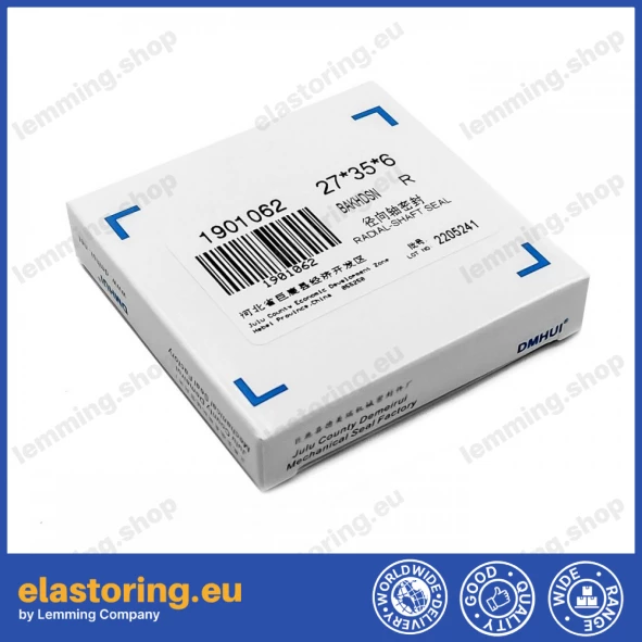 High pressure oil seal 27x35x6 BAKHDSN PTFE+NBR High pressure oil seal 27x35x6 BAKHDSN PTFE+NBR