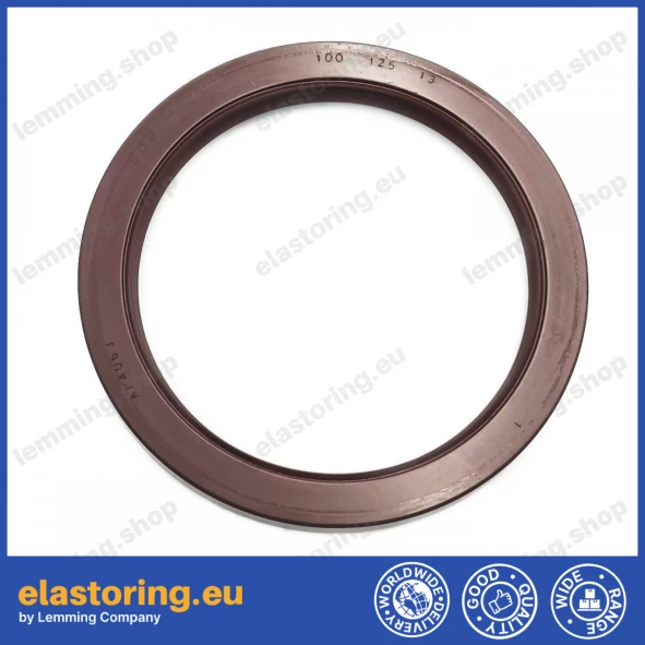 Pressure oil seal 100x125x13 TCN1 FPM