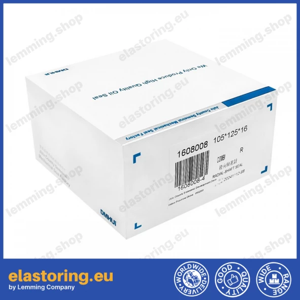 Oil seal 105x125x16 COMBI NBR