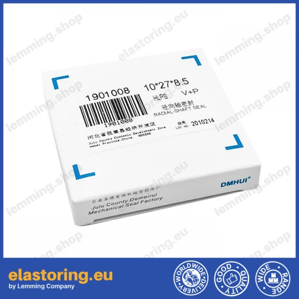 Oil seal 10x27x8,5 HLPS VITON+PTFE Oil seal 10x27x8,5 HLPS VITON+PTFE