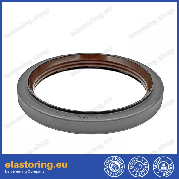 Wheel hub oil seal 110x140x14/17 TCS