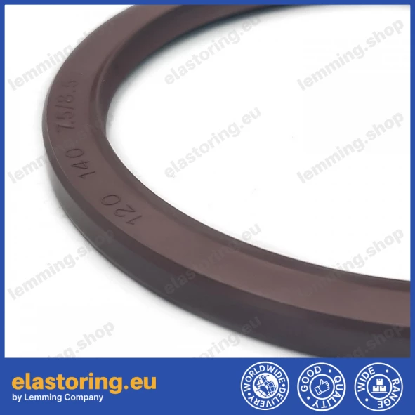 Pressure oil seal 120x140x7,5/8,5 P7 BABSL FPM Pressure oil seal 120x140x7,5/8,5 P7 BABSL FPM