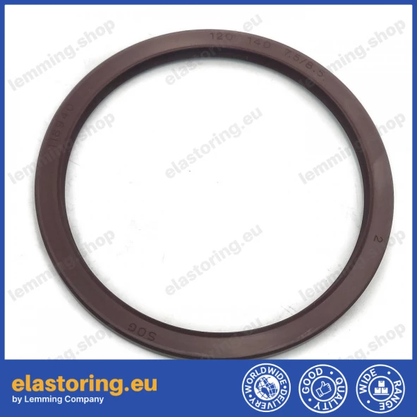 Pressure oil seal 120x140x7,5/8,5 P7 BABSL FPM Pressure oil seal 120x140x7,5/8,5 P7 BABSL FPM