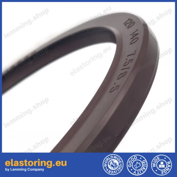 Pressure oil seal 120x140x7,5/8,5 P7 BABSL FPM Pressure oil seal 120x140x7,5/8,5 P7 BABSL FPM