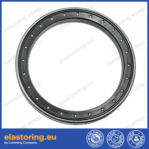 Wheel hub oil seal 120x150x14/15,5 RWDR-K7 S3 FPM/NBR Wheel hub oil seal 120x150x14/15,5 RWDR-K7 S3 FPM/NBR