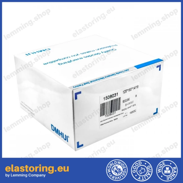 Oil seal 125x160x14/18 SYSTEM 500 120941E