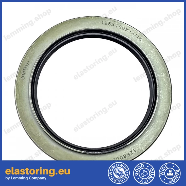 Oil seal 125x160x14/18 SYSTEM 500 120941E