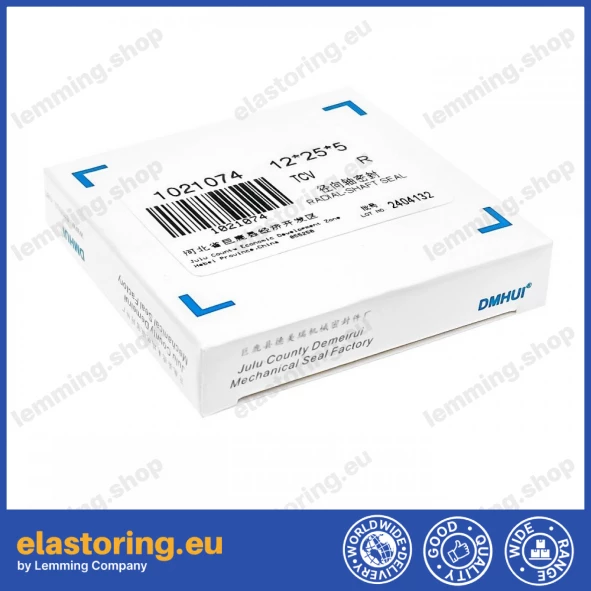 Oil seal 12x25x5 TCV NBR