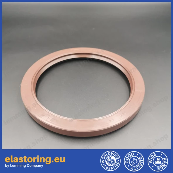 Pressure oil seal 130x160x14 TCN1 FPM