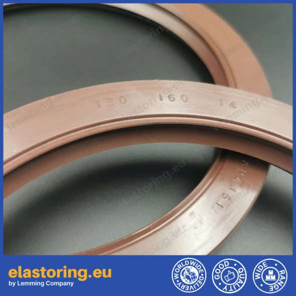 Pressure oil seal 130x160x14 TCN1 FPM