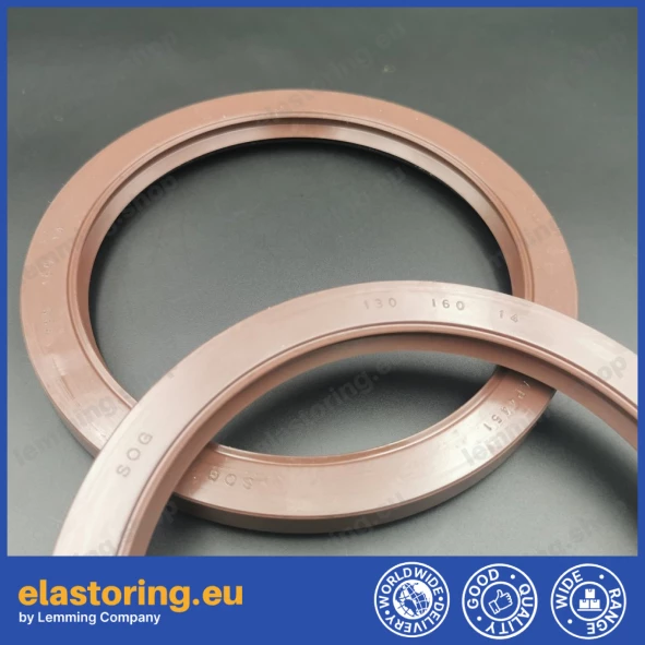 Pressure oil seal 130x160x14 TCN1 FPM