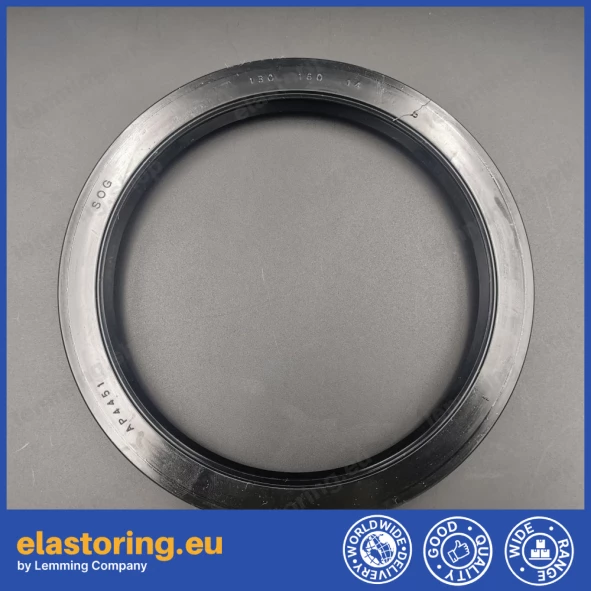 Pressure oil seal 130x160x14 TCN1 NBR