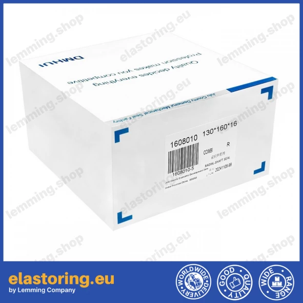 Oil seal 130x160x16 COMBI NBR Oil seal 130x160x16 COMBI NBR