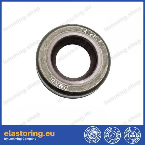 Oil seal 14x26x7 SB FPM