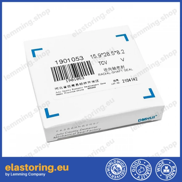 Oil seal 15,9x28,5x8,2 TCV FPM