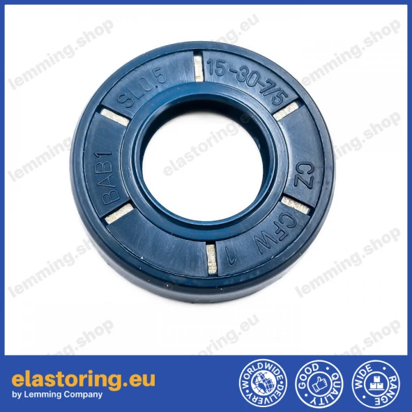 Pressure oil seal 15x30x7/7,5 BABSL NBR Pressure oil seal 15x30x7/7,5 BABSL NBR