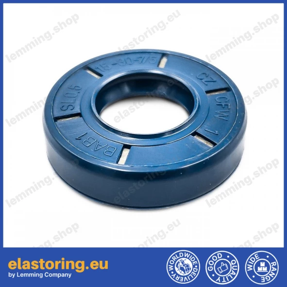 Pressure oil seal 15x30x7/7,5 BABSL NBR Pressure oil seal 15x30x7/7,5 BABSL NBR