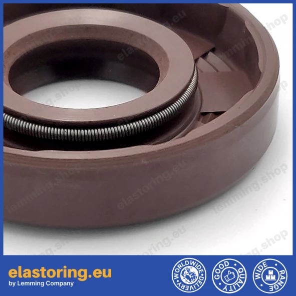 Pressure oil seal 15x35x7/7,5 BABSL FPM Pressure oil seal 15x35x7/7,5 BABSL FPM