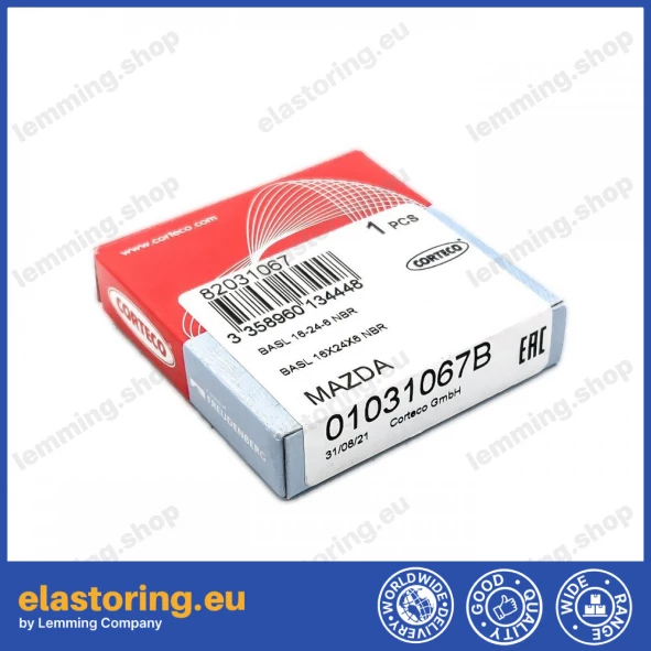 Oil seal 16x24x6 BASL NBR Oil seal 16x24x6 BASL NBR