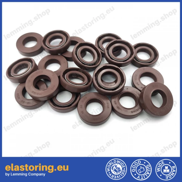 Pressure oil seal 16x30x7/7,5 BABSL FPM Pressure oil seal 16x30x7/7,5 BABSL FPM