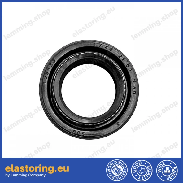 Oil seal 17,46x28,58x7,95 A-DUO NBR