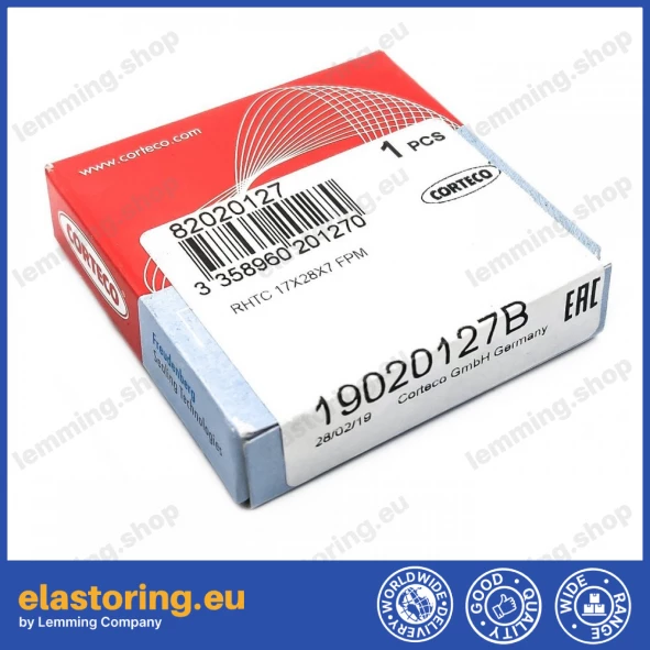 Oil seal 17x28x7 HTC FPM Oil seal 17x28x7 HTC FPM
