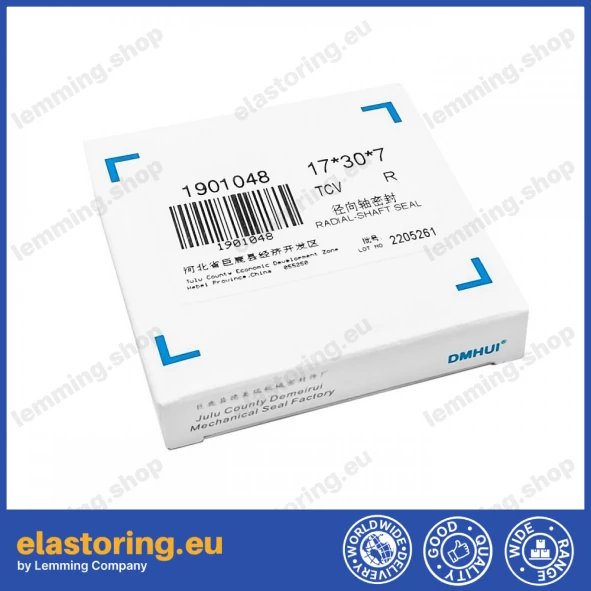 Oil seal 17x30x7 TCV NBR