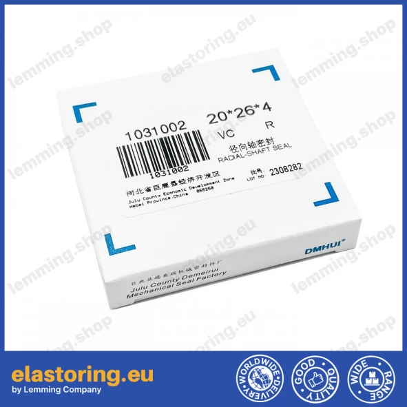 Oil seal 20x26x4 VC NBR Oil seal 20x26x4 VC NBR