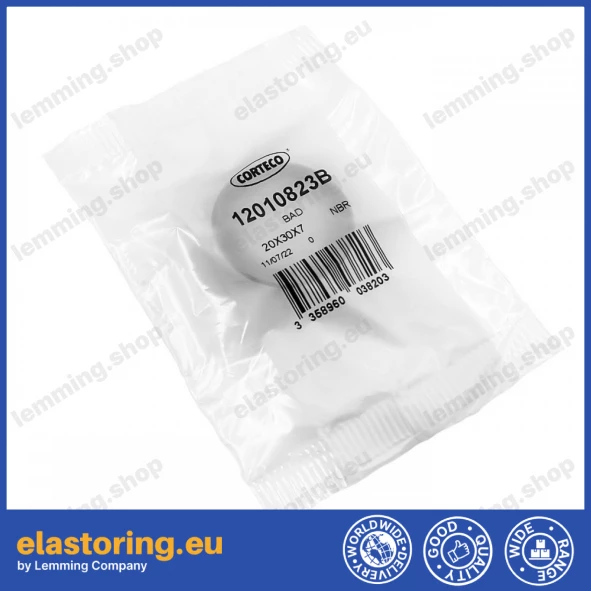 Oil seal 20x30x7 BAD NBR Oil seal 20x30x7 BAD NBR