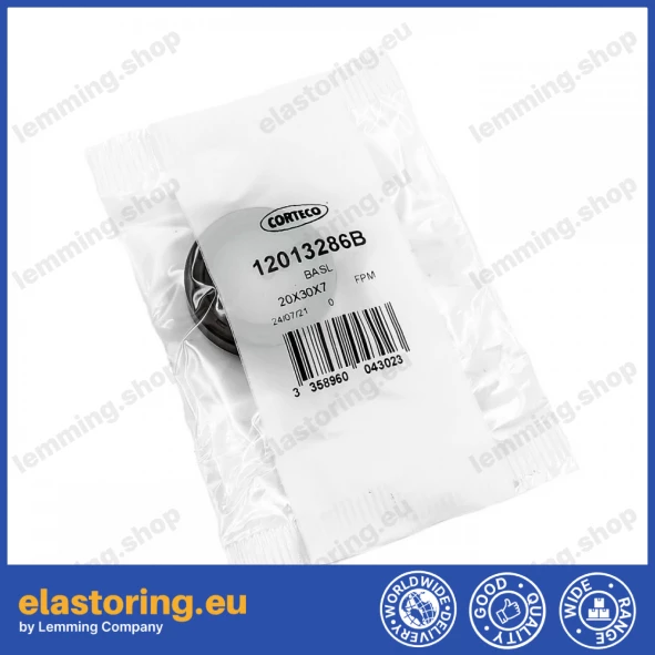 Oil seal 20x30x7 BASL FPM