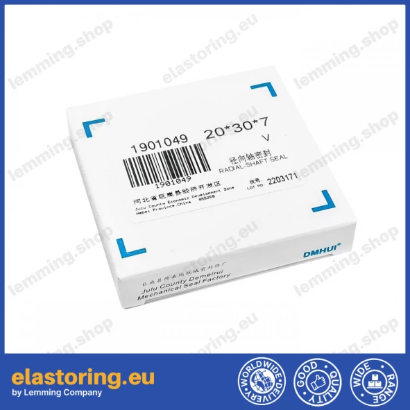 Oil seal 20x30x7 SC FPM Oil seal 20x30x7 SC FPM
