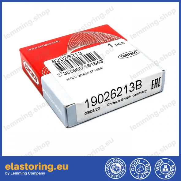 Oil seal 20x34x7 HTCV NBR Oil seal 20x34x7 HTCV NBR