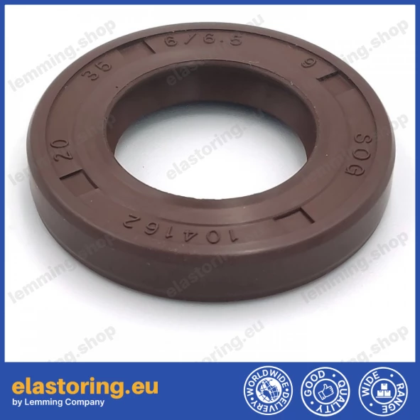 Pressure oil seal 20x35x6/6,5 BABSL FPM Pressure oil seal 20x35x6/6,5 BABSL FPM