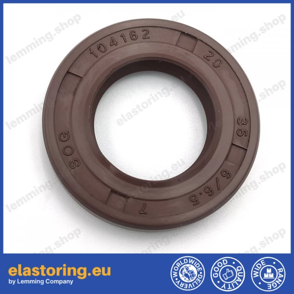 Pressure oil seal 20x35x6/6,5 BABSL FPM Pressure oil seal 20x35x6/6,5 BABSL FPM
