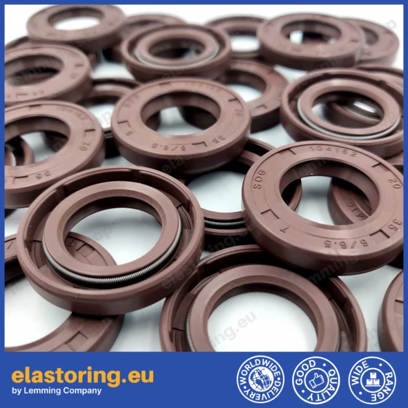 Pressure oil seal 20x35x6/6,5 BABSL FPM Pressure oil seal 20x35x6/6,5 BABSL FPM