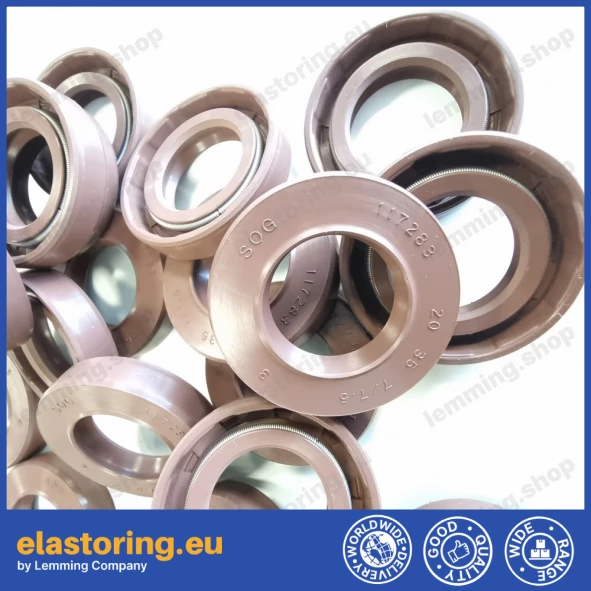 Pressure oil seal 20x35x7/7,5 BABSL FPM Pressure oil seal 20x35x7/7,5 BABSL FPM