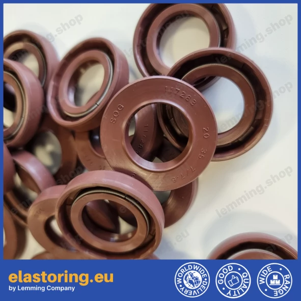 Pressure oil seal 20x35x7/7,5 BABSL FPM Pressure oil seal 20x35x7/7,5 BABSL FPM