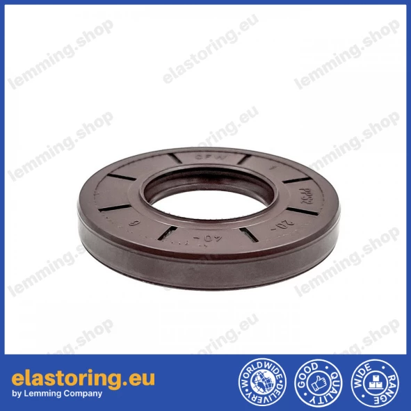 Pressure oil seal 20x40x6 PPS2 FPM Pressure oil seal 20x40x6 PPS2 FPM