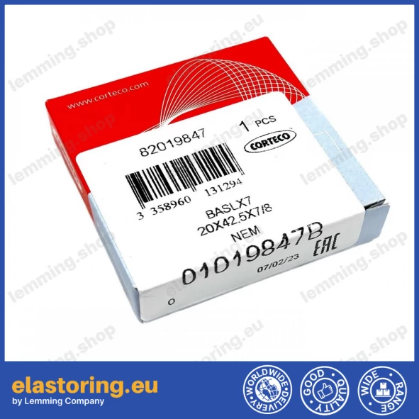 Oil seal 20x42,5x7 BASLX7 Oil seal 20x42,5x7 BASLX7