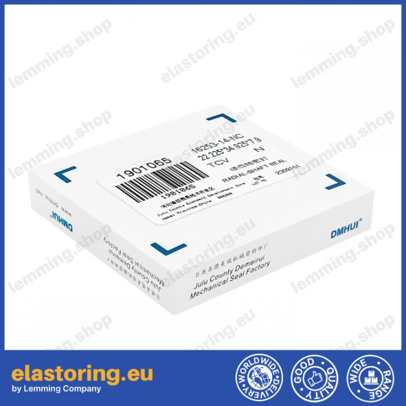 Oil seal 22,225x34,925x7,9 TCV NBR