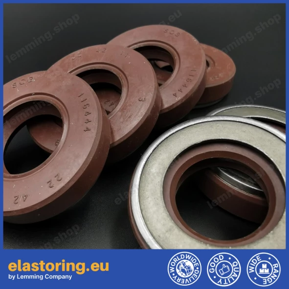 Pressure oil seal 22x42x11 TCN1 FPM Pressure oil seal 22x42x11 TCN1 FPM