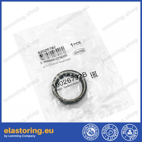 Oil seal 23,36x29,75x4/6 SCY NBR