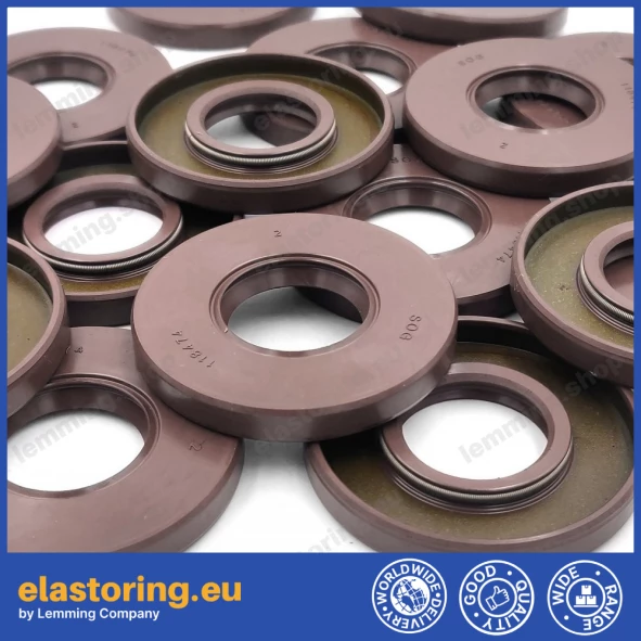 Pressure oil seal 24,61x53,98x7 TCN FPM Pressure oil seal 24,61x53,98x7 TCN FPM