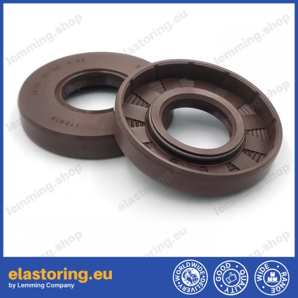 Pressure oil seal 24,61x54,38x9,53 TCN FPM Pressure oil seal 24,61x54,38x9,53 TCN FPM
