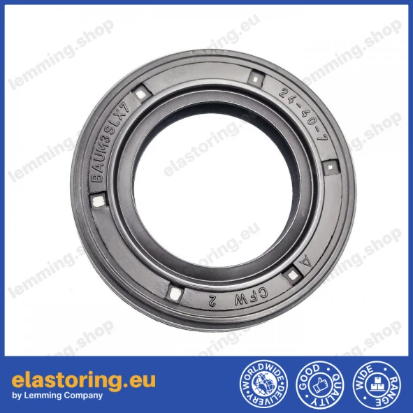 Oil seal 24x40x7/7,5 BAUMSLX7 FPM Oil seal 24x40x7/7,5 BAUMSLX7 FPM