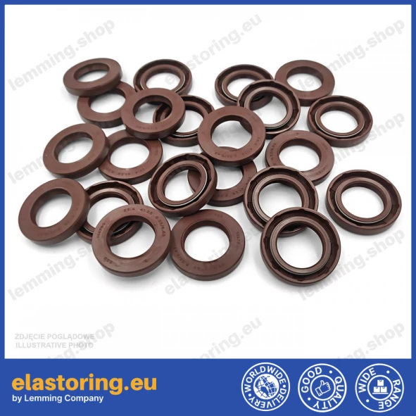 Pressure oil seal 25,4x41,28x6,35/6,85 BABSL FPM